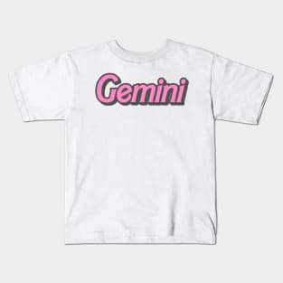 retro barbie gemini Kids T-Shirt